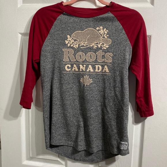 Roots 3/4 sleeve top - Picture 1 of 2